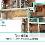 Usedom-Apartmenthaus Zinnowitz Ruhige Lage Nahe Ostsee 아파트 치노비츠