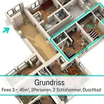 아파트 Usedom-Apartmenthaus Zinnowitz Ruhige Lage Nahe Ostsee 치노비츠