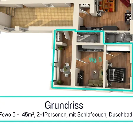 Usedom-Apartmenthaus Zinnowitz Ruhige Lage Nahe Ostsee