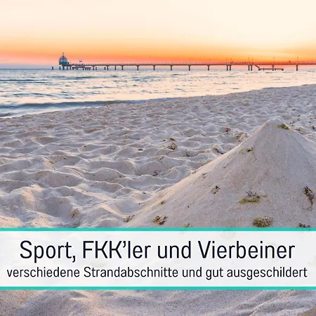Usedom-Apartmenthaus Zinnowitz Ruhige Lage Nahe Ostsee Apartment
