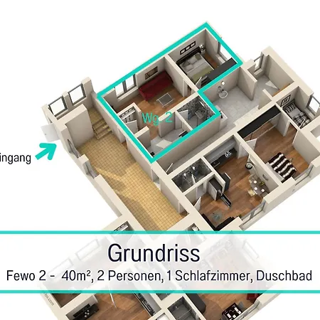 Usedom-Apartmenthaus Zinnowitz Ruhige Lage Nahe Ostsee Apartment Zinnowitz