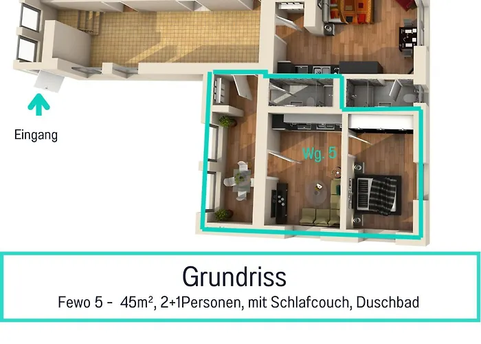 Usedom-Apartmenthaus Zinnowitz Ruhige Lage Nahe Ostsee
